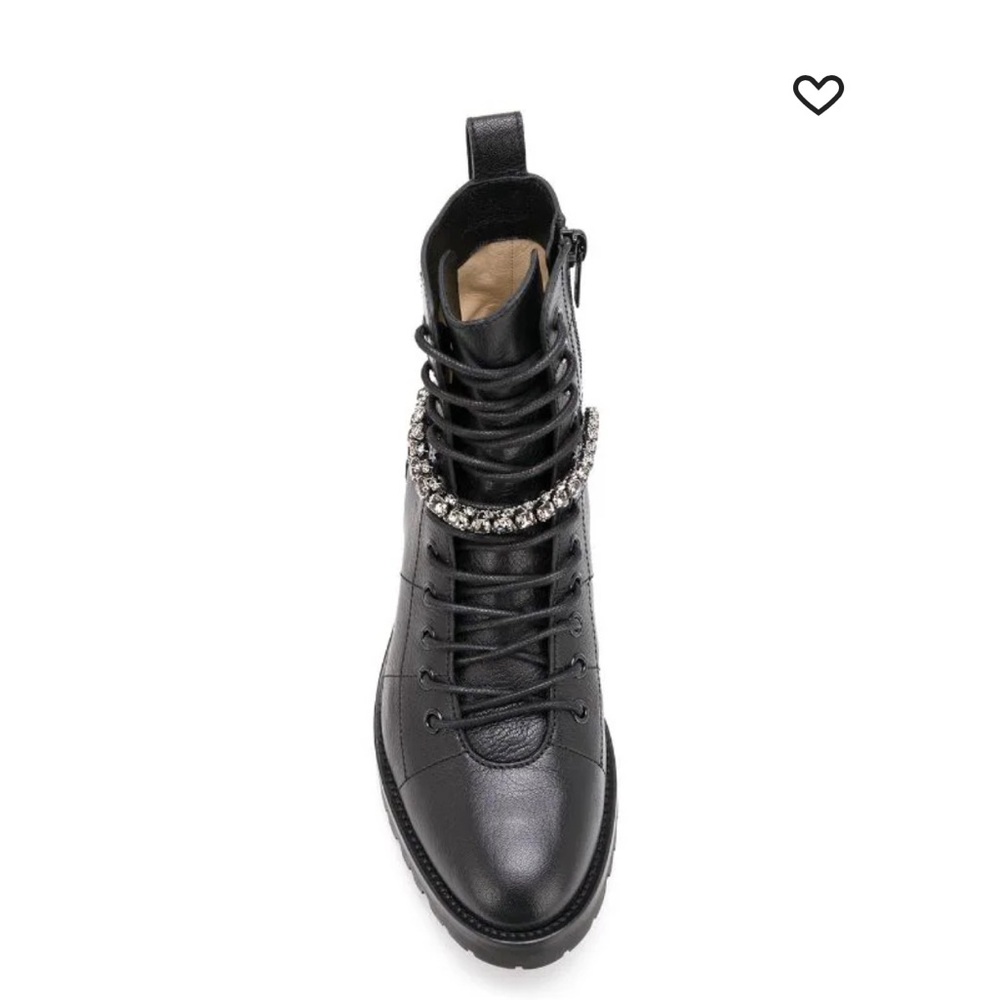 Jimmy Choo Cruz Combat Boots size 39.5